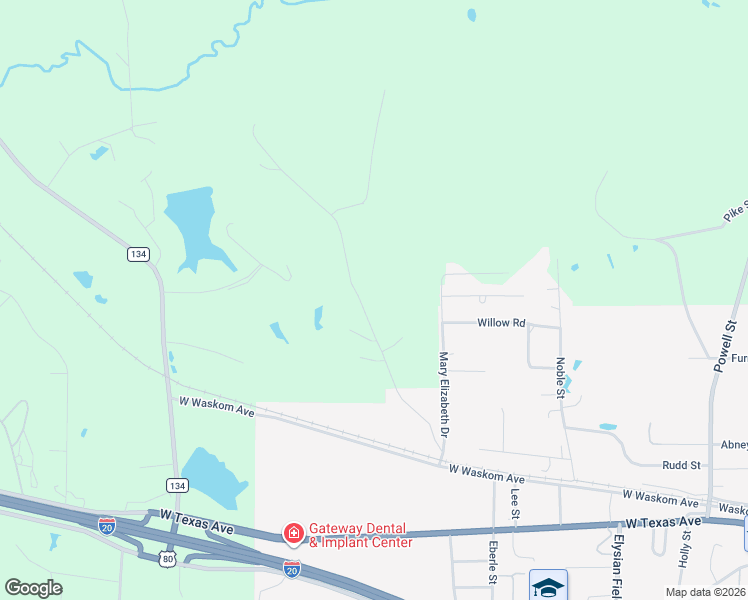 map of restaurants, bars, coffee shops, grocery stores, and more near in Waskom