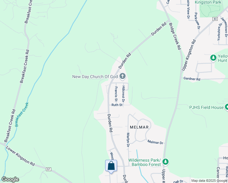 map of restaurants, bars, coffee shops, grocery stores, and more near 702 Durden Road in Prattville