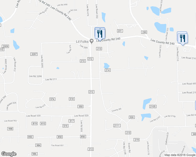 map of restaurants, bars, coffee shops, grocery stores, and more near 15 Lee Road 211 in Phenix City