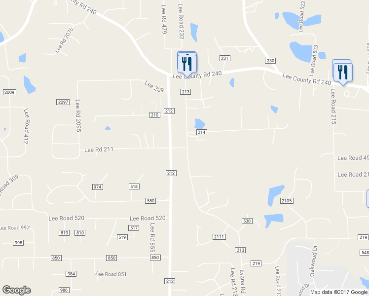 map of restaurants, bars, coffee shops, grocery stores, and more near 11 Lee Road 211 in Phenix City