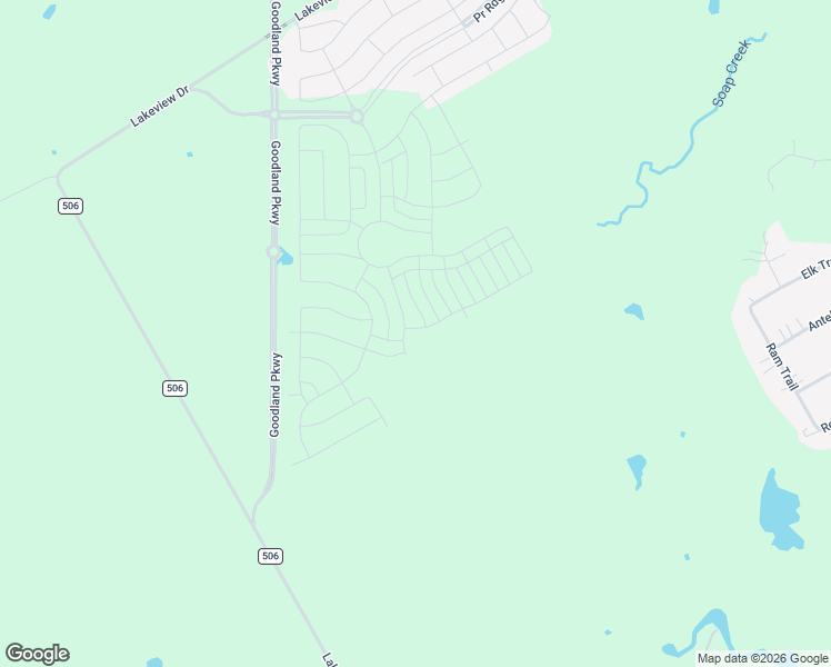 map of restaurants, bars, coffee shops, grocery stores, and more near County Road 506 in Venus