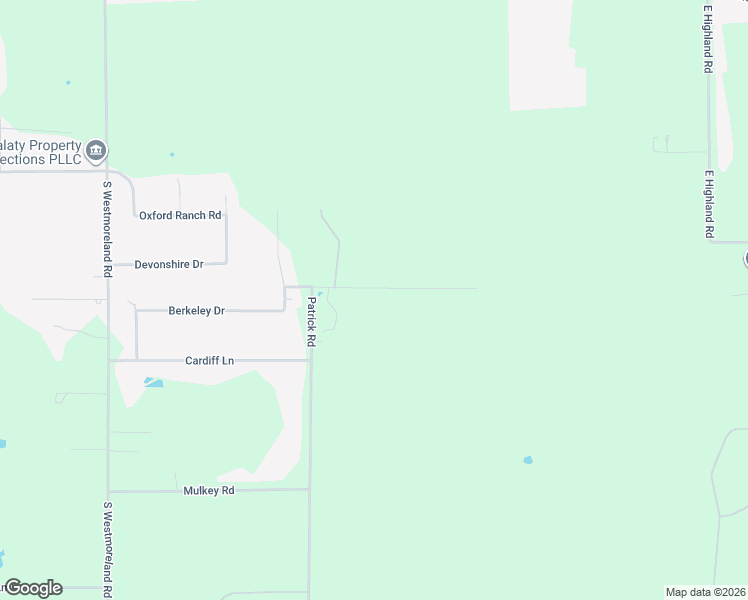 map of restaurants, bars, coffee shops, grocery stores, and more near 2782 Patrick Road in Waxahachie