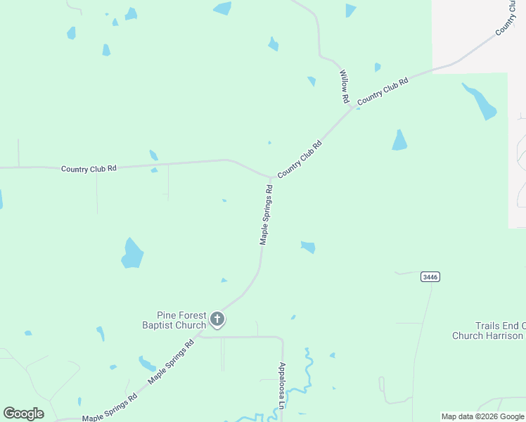 map of restaurants, bars, coffee shops, grocery stores, and more near 128 Maple Springs Road in Longview