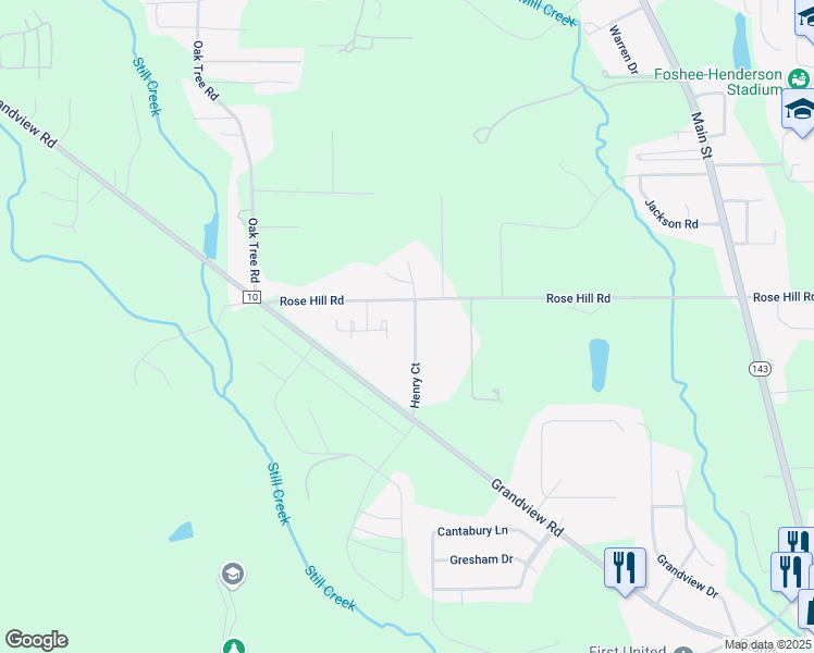 map of restaurants, bars, coffee shops, grocery stores, and more near 4050 Henry Court in Millbrook