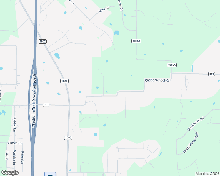 map of restaurants, bars, coffee shops, grocery stores, and more near 2250 County Road 913 in Joshua