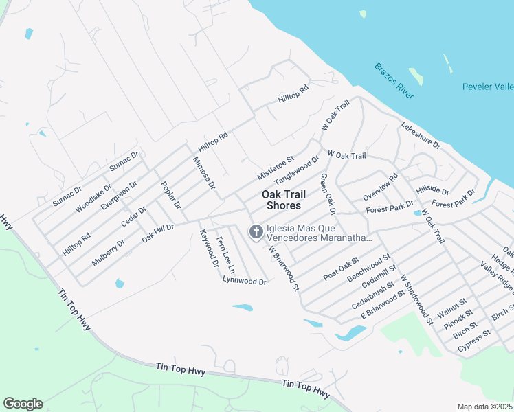 map of restaurants, bars, coffee shops, grocery stores, and more near 3102 Blackjack Lane in Granbury