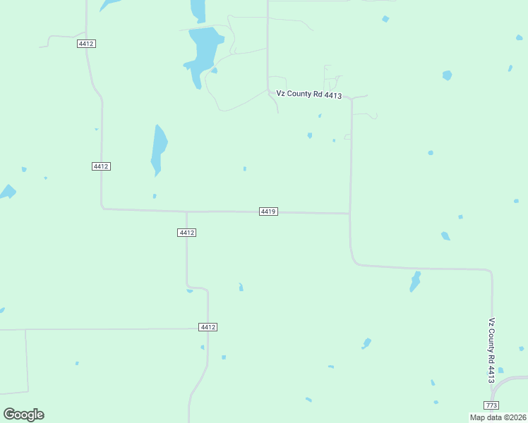 map of restaurants, bars, coffee shops, grocery stores, and more near County Road 4419 in Van Zandt County