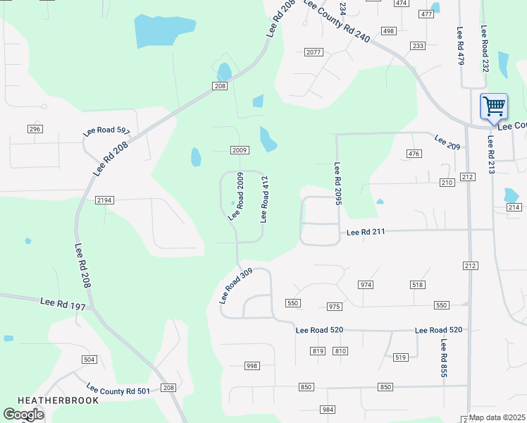 map of restaurants, bars, coffee shops, grocery stores, and more near 642 Lee Road 412 in Phenix City