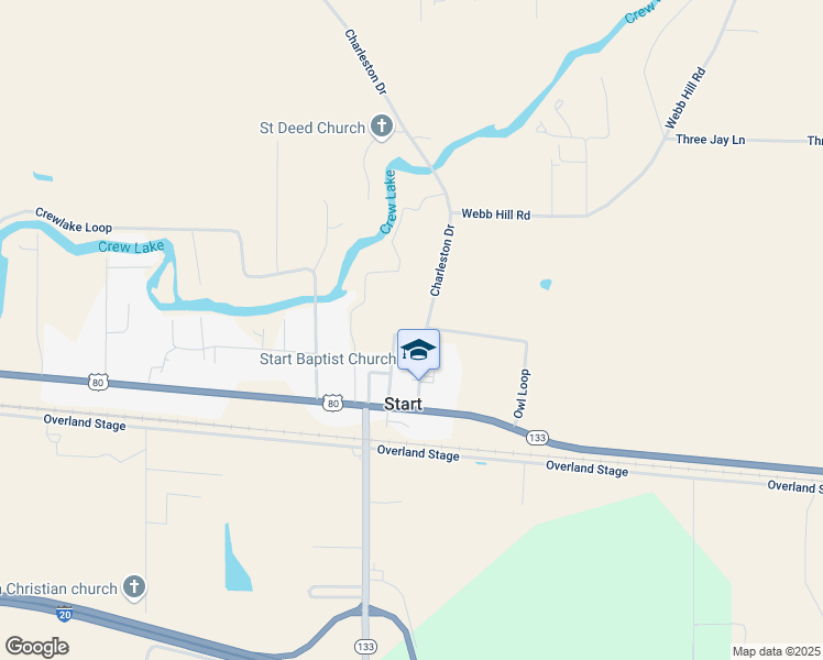 map of restaurants, bars, coffee shops, grocery stores, and more near 780-834 Charleston Drive in Rayville