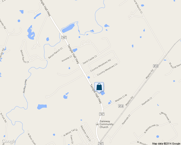 map of restaurants, bars, coffee shops, grocery stores, and more near 3901 Country Meadows Circle in Granbury