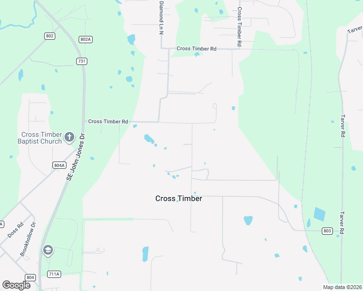 map of restaurants, bars, coffee shops, grocery stores, and more near 3520 Trails End Road in Burleson
