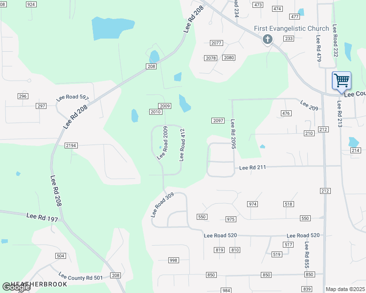 map of restaurants, bars, coffee shops, grocery stores, and more near 606 Lee Road 412 in Phenix City