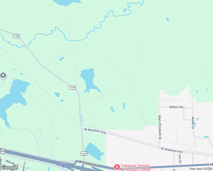 map of restaurants, bars, coffee shops, grocery stores, and more near 325 Roma Road in Waskom