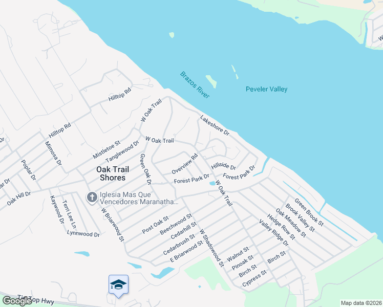 map of restaurants, bars, coffee shops, grocery stores, and more near 4210 West Oak Trail in Granbury