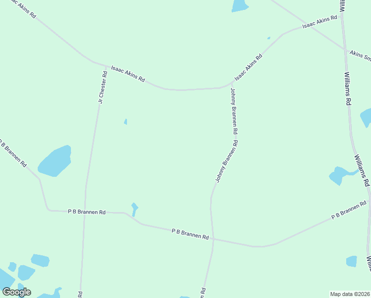 map of restaurants, bars, coffee shops, grocery stores, and more near 983 Johnny Brannen Road in Statesboro