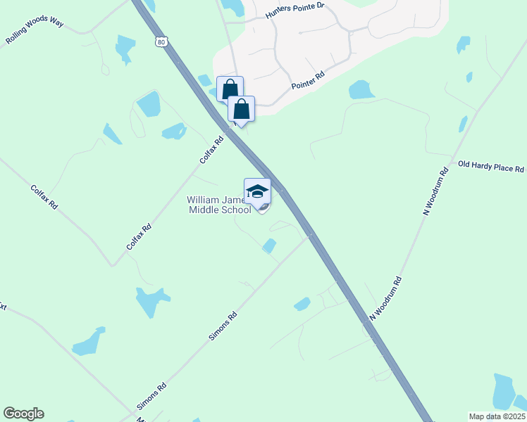 map of restaurants, bars, coffee shops, grocery stores, and more near 18809 U.S. 80 in Statesboro