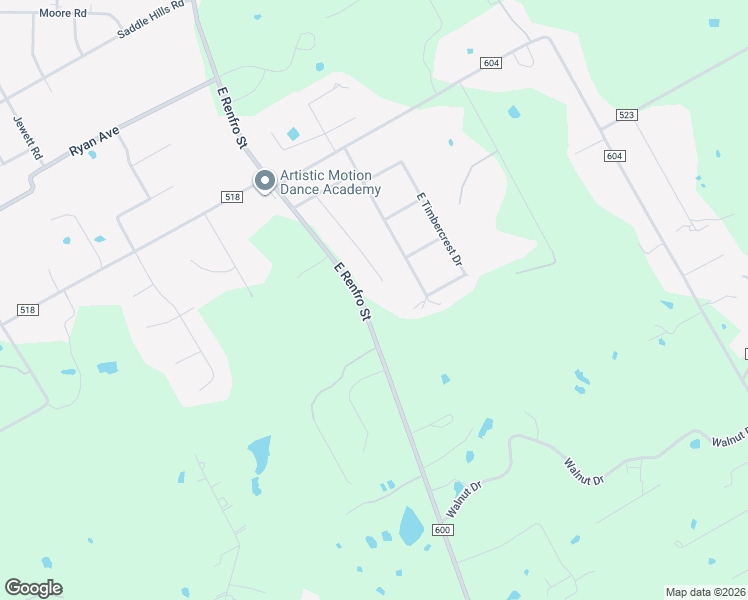 map of restaurants, bars, coffee shops, grocery stores, and more near 3916 Creekside Court in Burleson