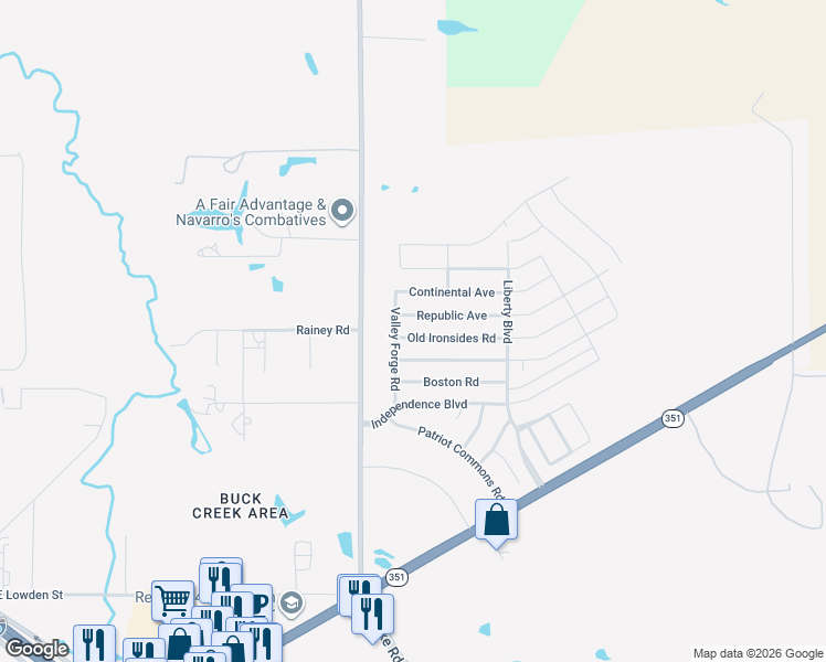 map of restaurants, bars, coffee shops, grocery stores, and more near 2118 Old Ironsides Road in Abilene