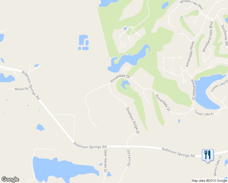 map of restaurants, bars, coffee shops, grocery stores, and more near 109 Southern Ridge Drive in Madison