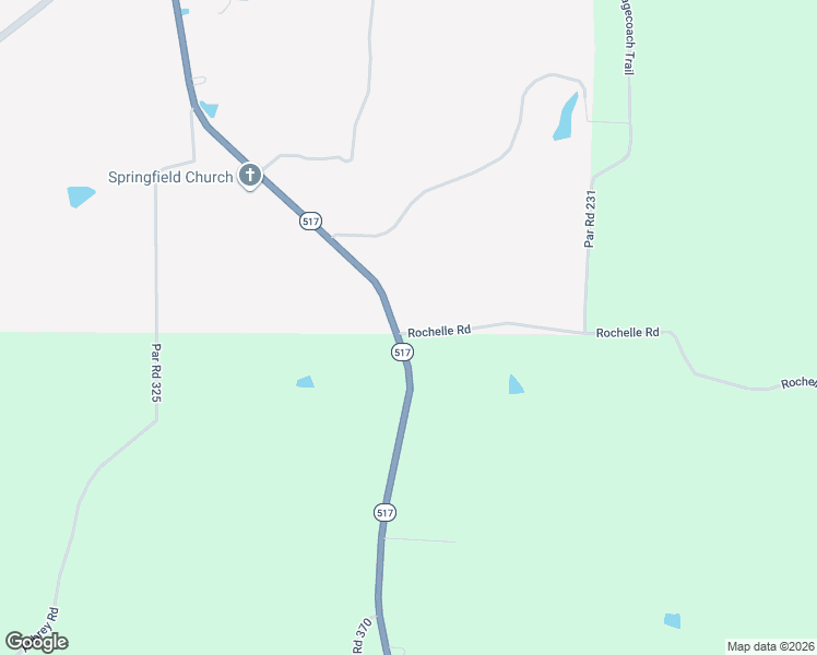 map of restaurants, bars, coffee shops, grocery stores, and more near 2099 Louisiana 517 in Gibsland