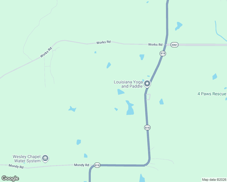 map of restaurants, bars, coffee shops, grocery stores, and more near 3458 Highway 818 in Ruston