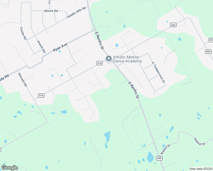 map of restaurants, bars, coffee shops, grocery stores, and more near 2825 Bryan Street in Burleson