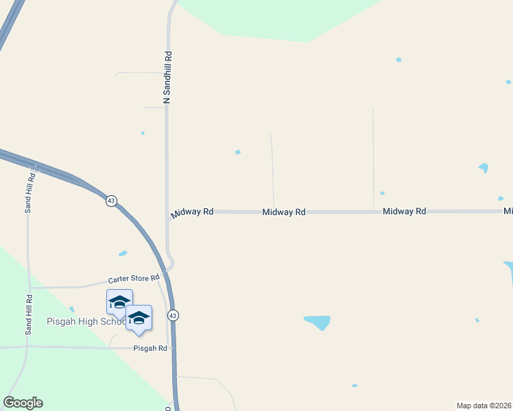 map of restaurants, bars, coffee shops, grocery stores, and more near 205 Midway Road in Brandon