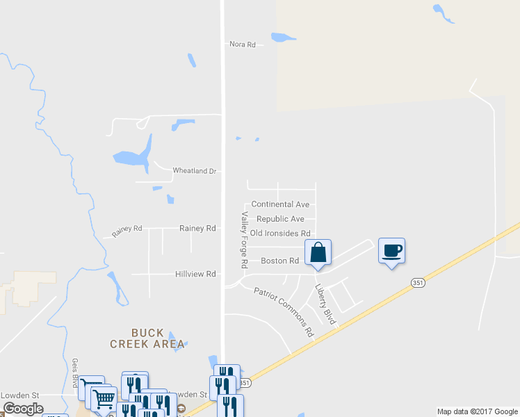 map of restaurants, bars, coffee shops, grocery stores, and more near 2125 Continental Avenue in Abilene