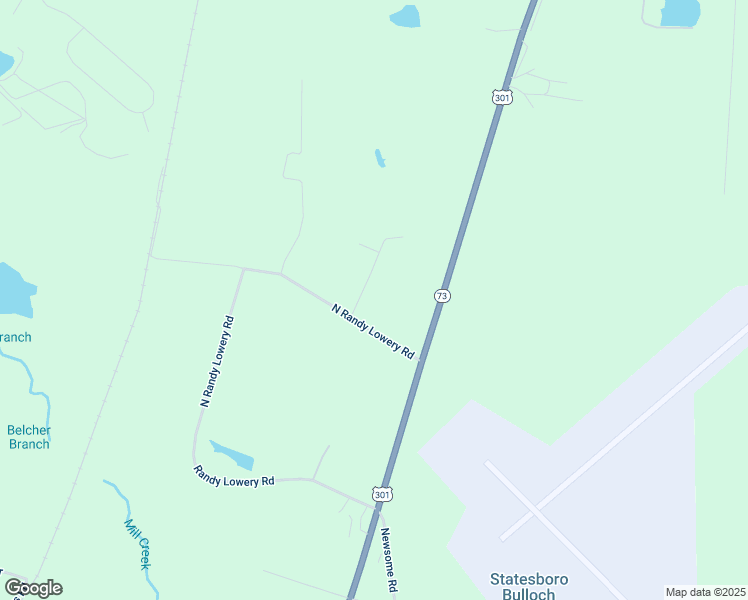 map of restaurants, bars, coffee shops, grocery stores, and more near 366 Jake Strouse Road in Statesboro