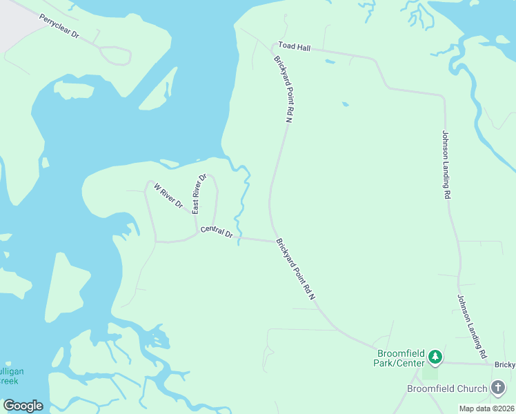 map of restaurants, bars, coffee shops, grocery stores, and more near 345 Brickyard Point Road North in Beaufort