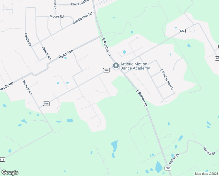 map of restaurants, bars, coffee shops, grocery stores, and more near 2825 Bryan Street in Burleson