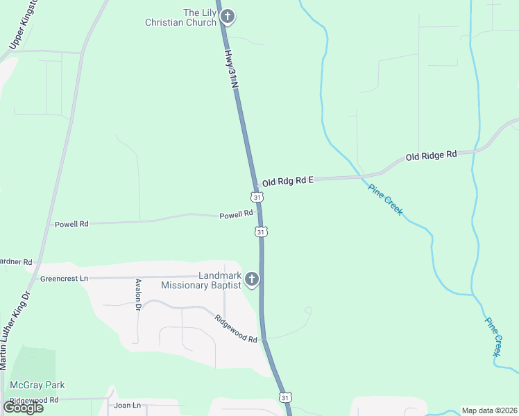 map of restaurants, bars, coffee shops, grocery stores, and more near 1053 North Memorial Drive in Prattville