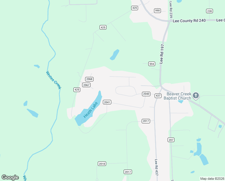 map of restaurants, bars, coffee shops, grocery stores, and more near Lee Road 2040 in Phenix City