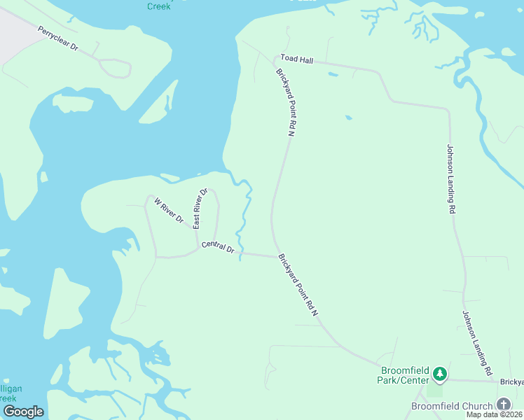 map of restaurants, bars, coffee shops, grocery stores, and more near 345 Brickyard Point Road North in Beaufort