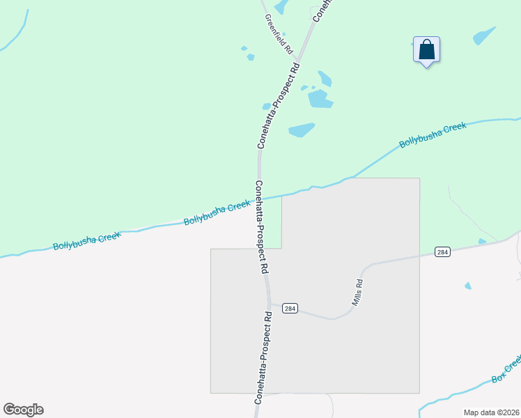 map of restaurants, bars, coffee shops, grocery stores, and more near 2972 Conehatta-Prospect Road in Conehatta