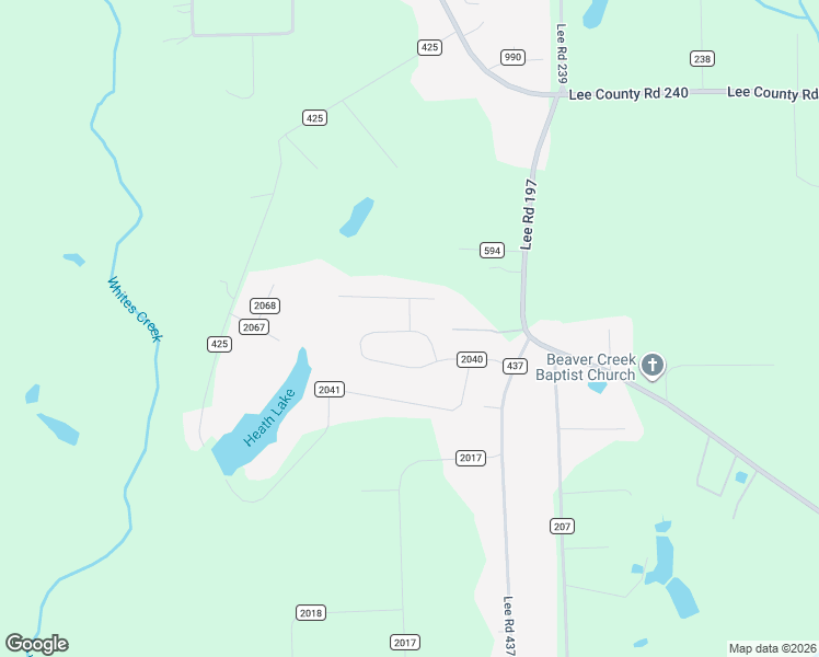 map of restaurants, bars, coffee shops, grocery stores, and more near 271 Lee Road 2066 in Phenix City