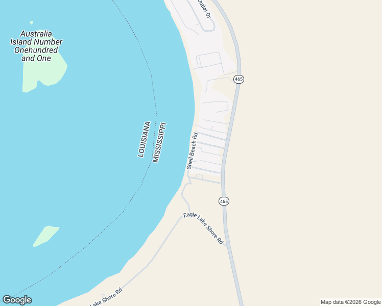 map of restaurants, bars, coffee shops, grocery stores, and more near 219 Shell Beach Road in Vicksburg