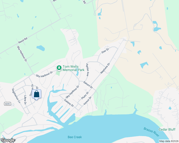 map of restaurants, bars, coffee shops, grocery stores, and more near 719 Jupiter Avenue in Granbury