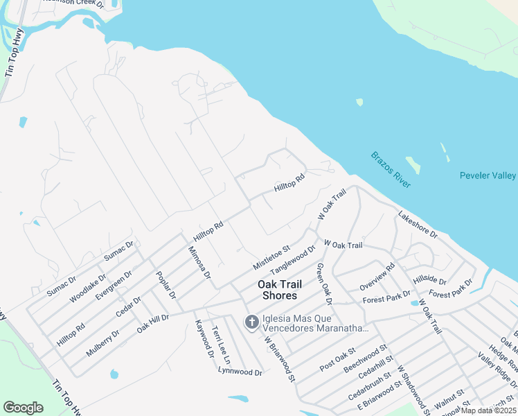 map of restaurants, bars, coffee shops, grocery stores, and more near 4515 Appletree Court in Granbury