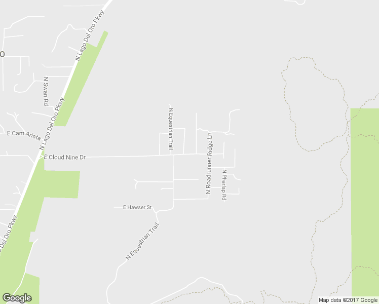map of restaurants, bars, coffee shops, grocery stores, and more near 5255 East Cloud Nine Drive in Tucson