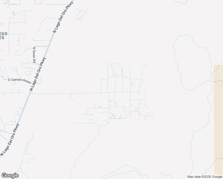 map of restaurants, bars, coffee shops, grocery stores, and more near 5225 East Cloud Nine Drive in Tucson