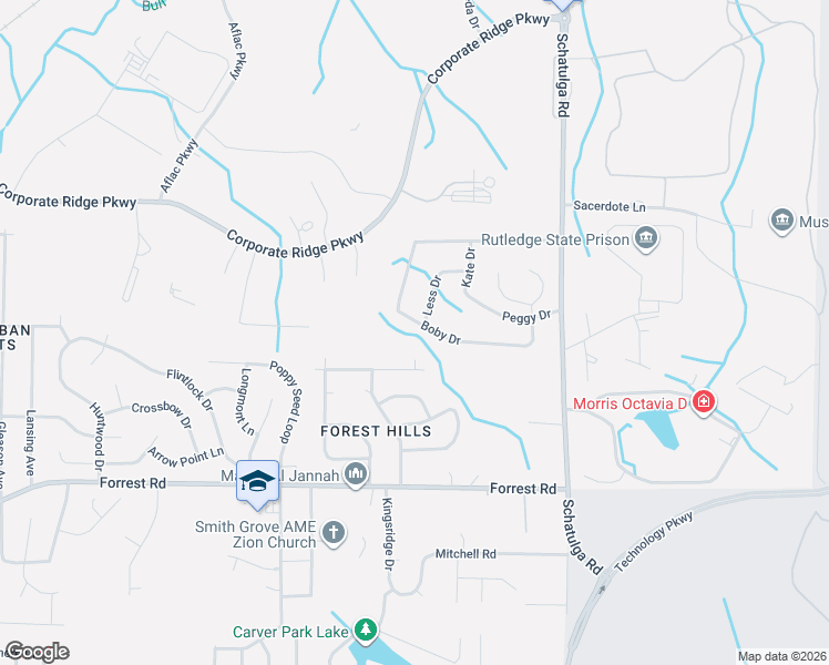 map of restaurants, bars, coffee shops, grocery stores, and more near 6623 Foxboro Drive in Columbus