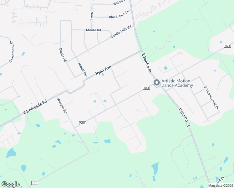 map of restaurants, bars, coffee shops, grocery stores, and more near 8205 County Road 518 in Burleson