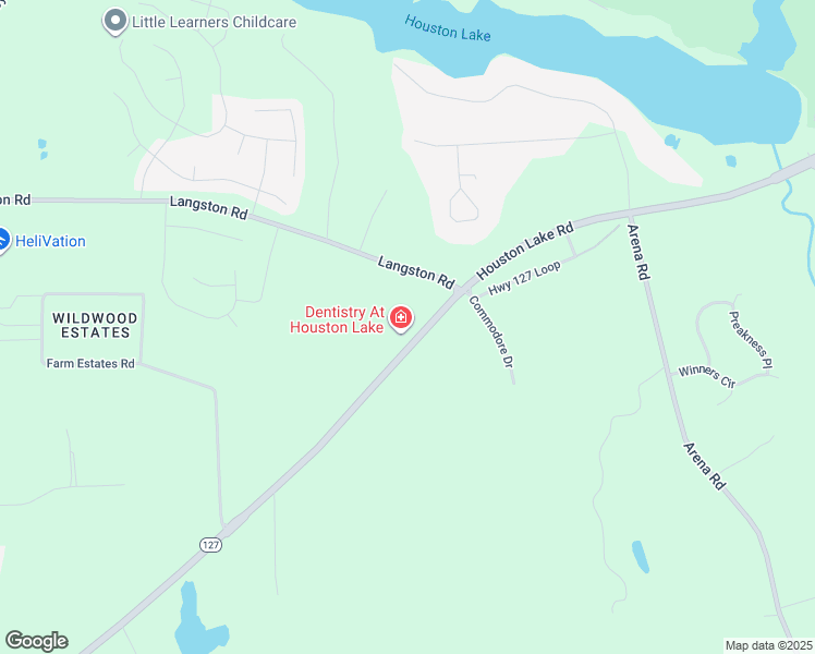 map of restaurants, bars, coffee shops, grocery stores, and more near 2093 Georgia 127 in Perry