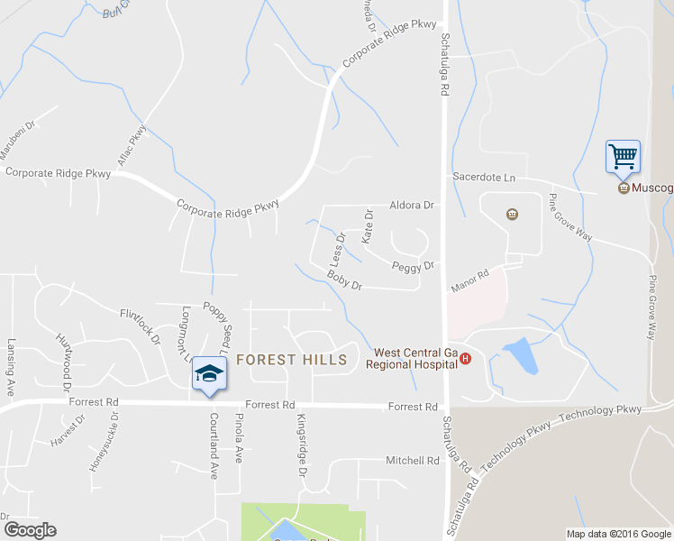 map of restaurants, bars, coffee shops, grocery stores, and more near 5541 Boby Drive in Columbus