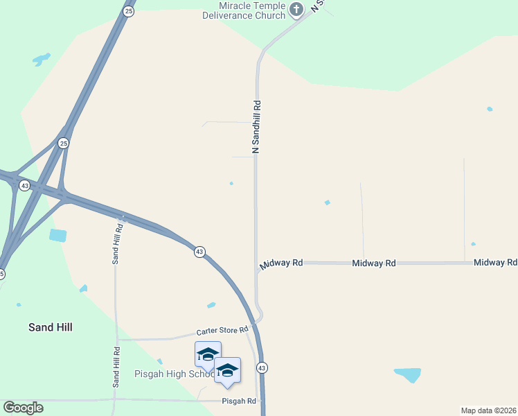 map of restaurants, bars, coffee shops, grocery stores, and more near 987 North Sandhill Road in Brandon
