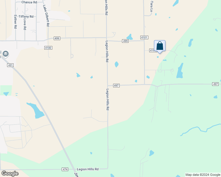 map of restaurants, bars, coffee shops, grocery stores, and more near 12227 County Road 497 in Lindale