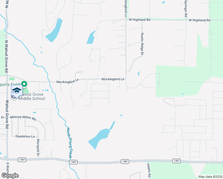 map of restaurants, bars, coffee shops, grocery stores, and more near 1138 Timber Ridge Drive in Midlothian