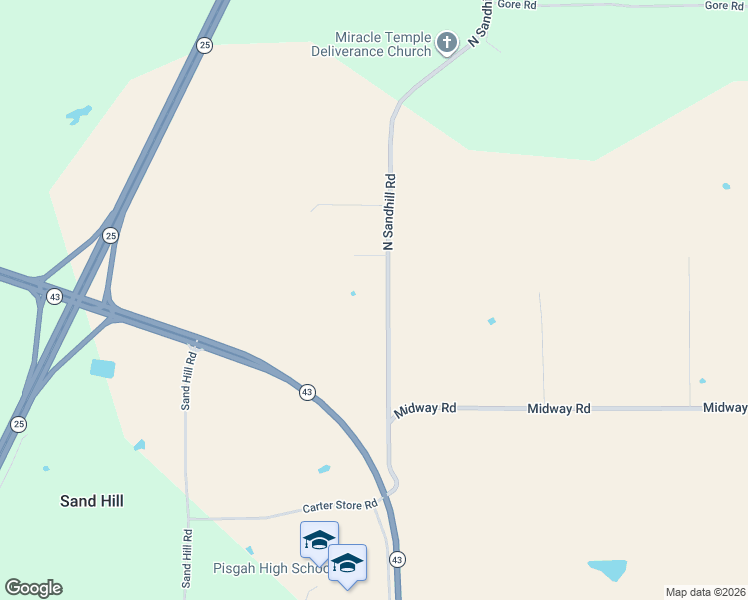 map of restaurants, bars, coffee shops, grocery stores, and more near 987 North Sandhill Road in Brandon