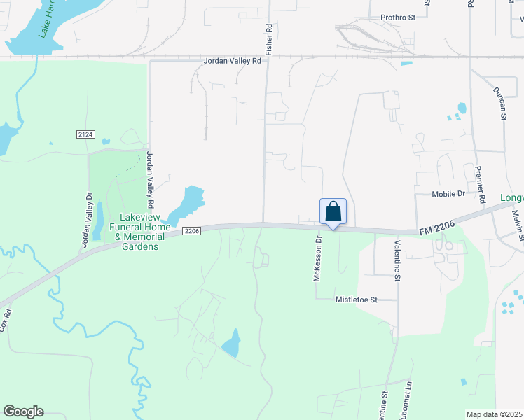 map of restaurants, bars, coffee shops, grocery stores, and more near 1207 West Harrison Road in Longview